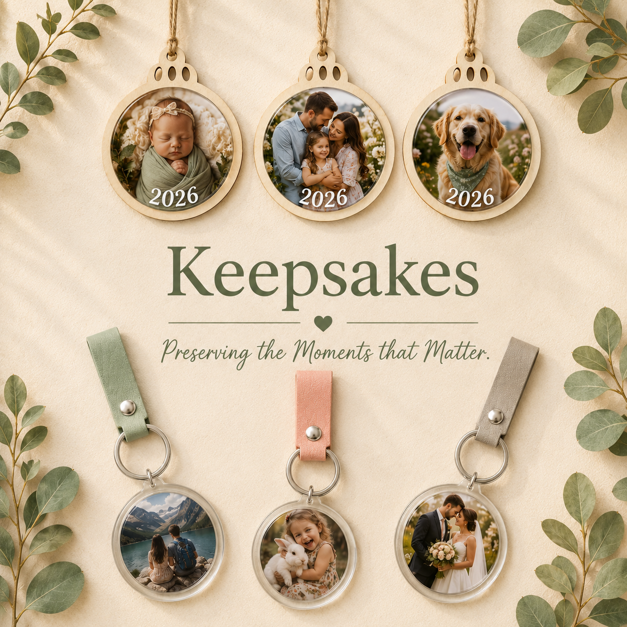 Keepsakes - Keychains & Ornaments