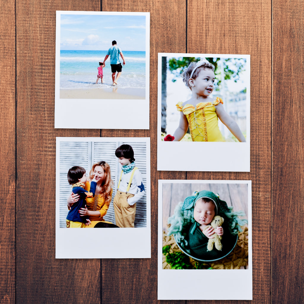 3.25" x 4" Instant Photo Style w/ Text & Envelope (Medium)