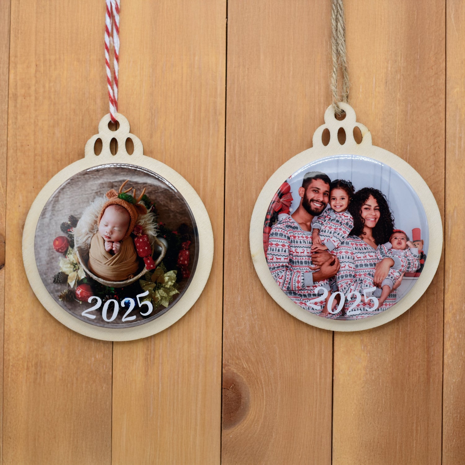 3" Round Ornament (Set of 4)