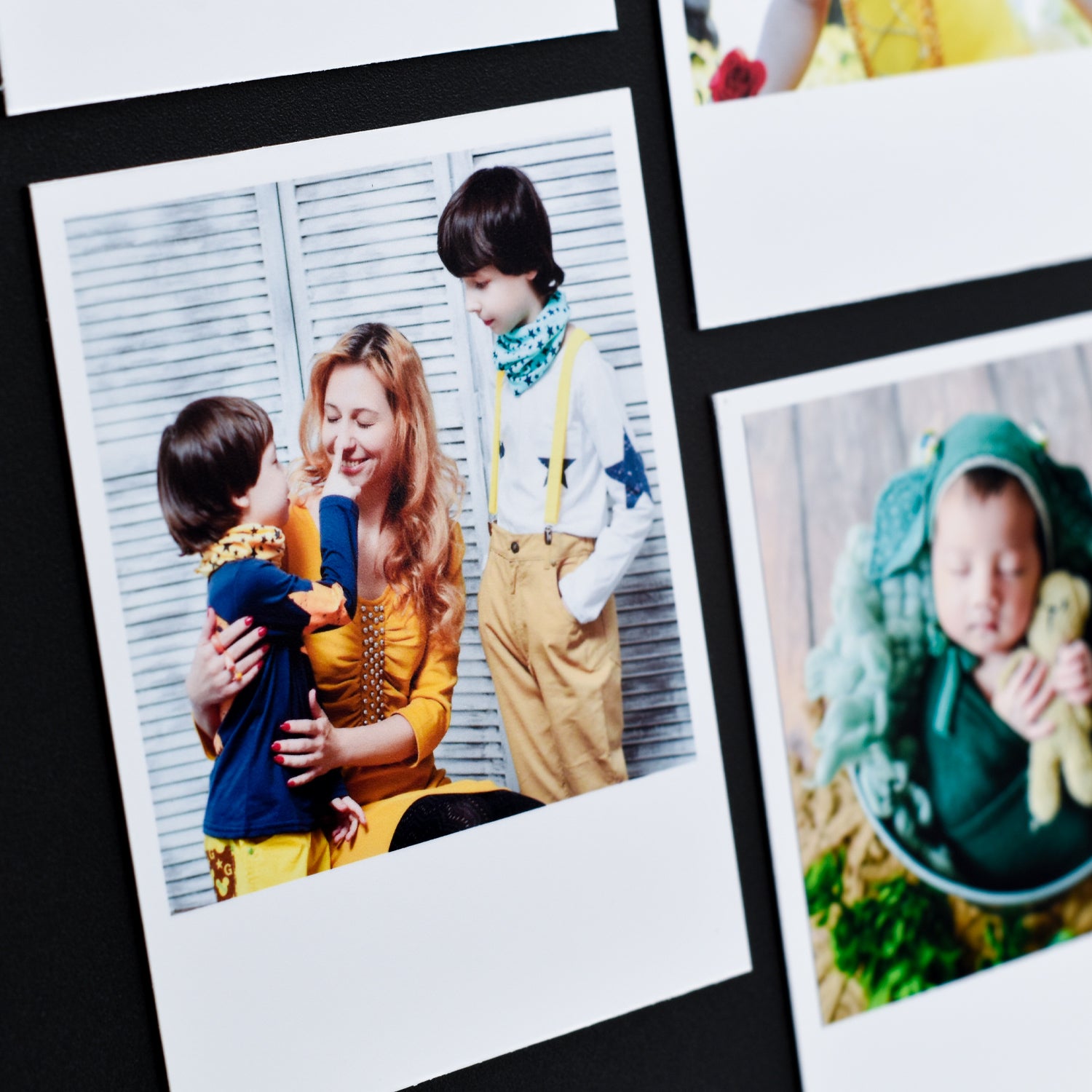 2.75" x 3.5" Instant Photo Style w/ Text & Envelope (Small)