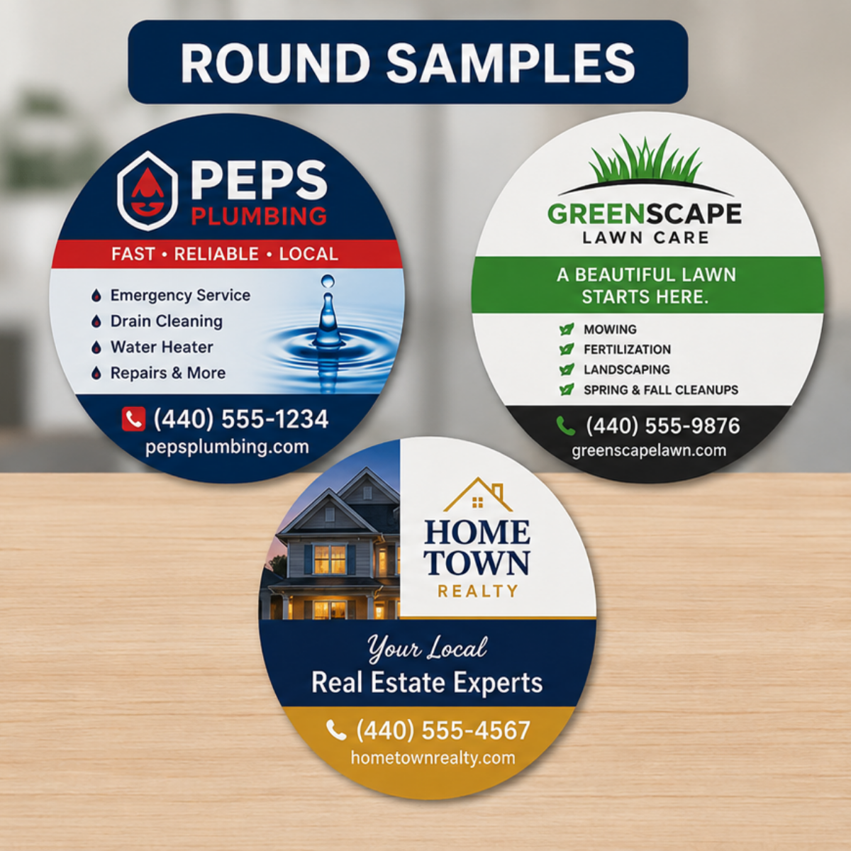 2"x2" Square Pressed Marketing Magnet
