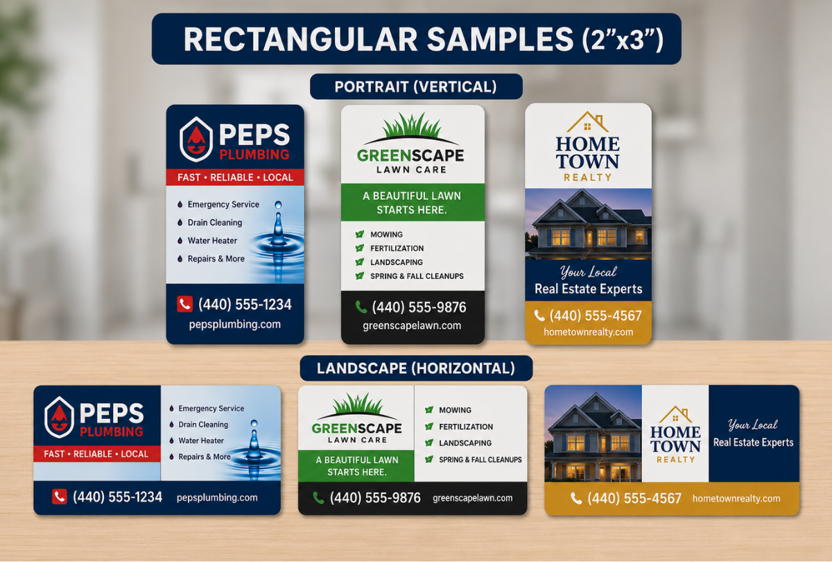 2"x2" Square Pressed Marketing Magnet