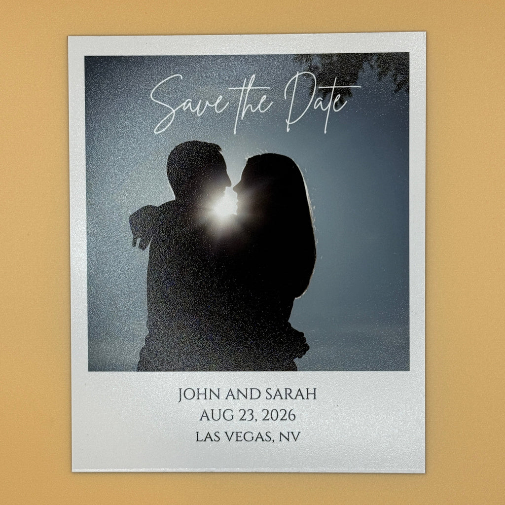 3.25" x 4" Instant Photo Style w/ Text & Envelope (Medium)