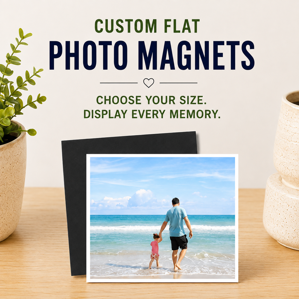 Custom Flat Photo Magnet Sets