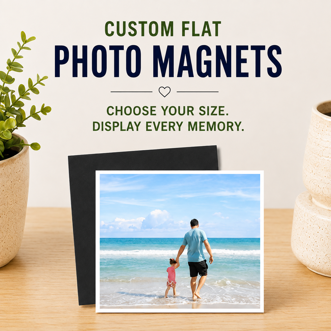 Custom Flat Photo Magnet Sets