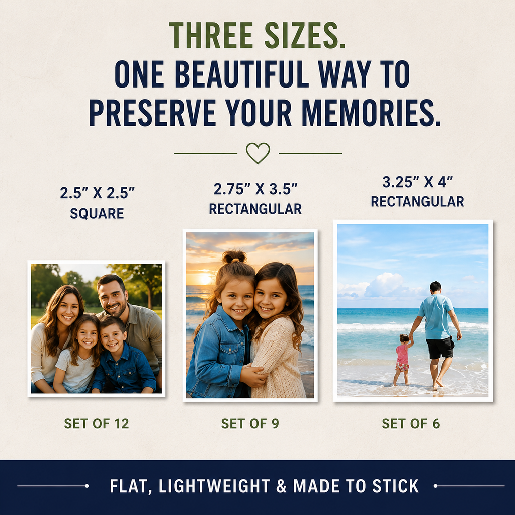 Custom Flat Photo Magnet Sets