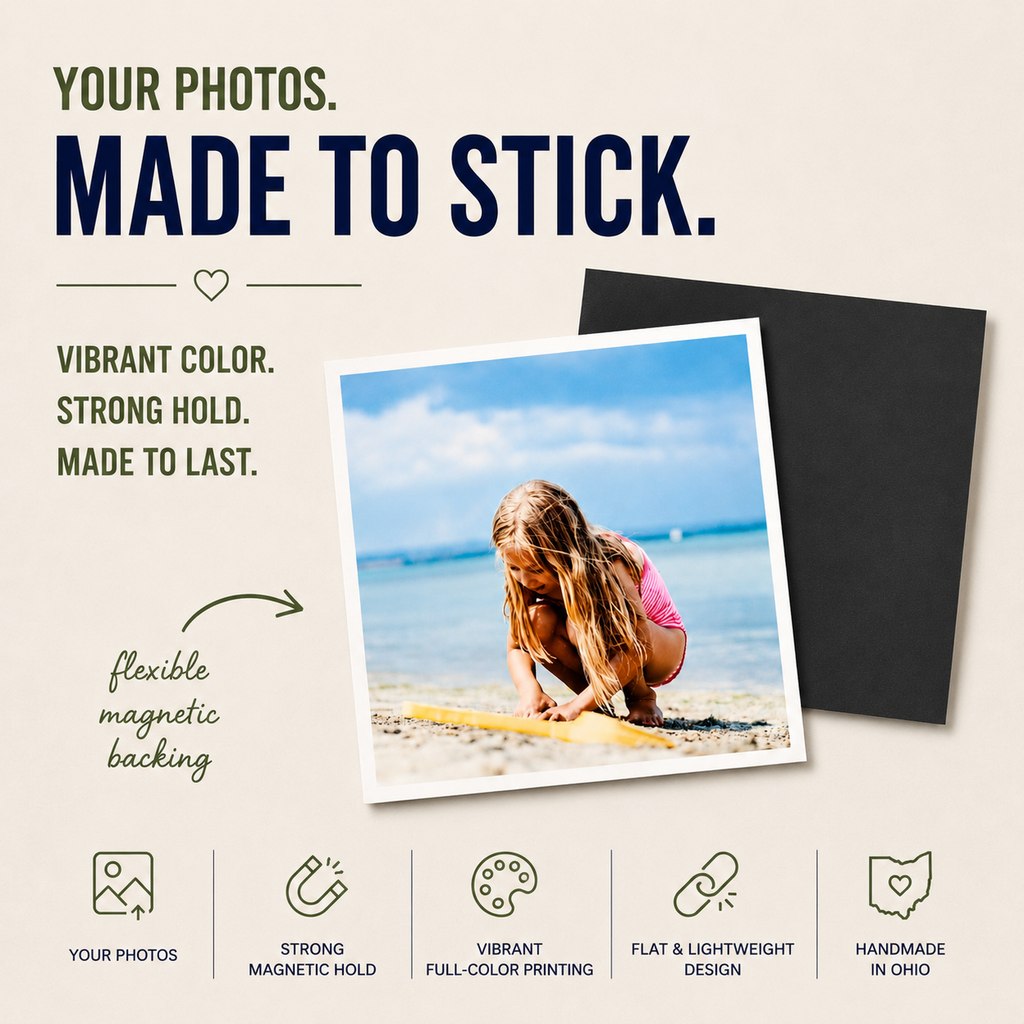Custom Flat Photo Magnet Sets