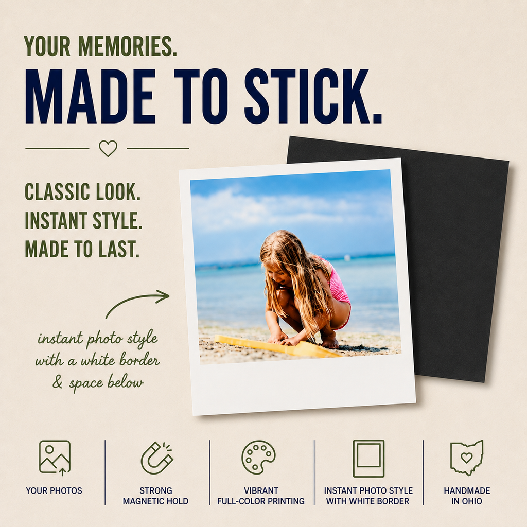 Custom Instant Photo Style Magnet Sets