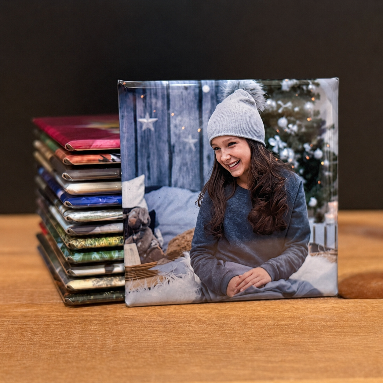 Custom Pressed Photo Pin-Back Buttons| 2"x2" Square, 2"x3" Rectangle & 3" Round Pressed Pin-Back Buttons