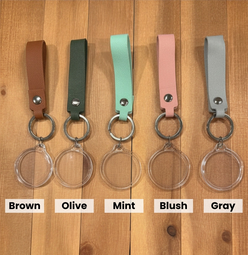 Double-Sided Custom Photo Keychain