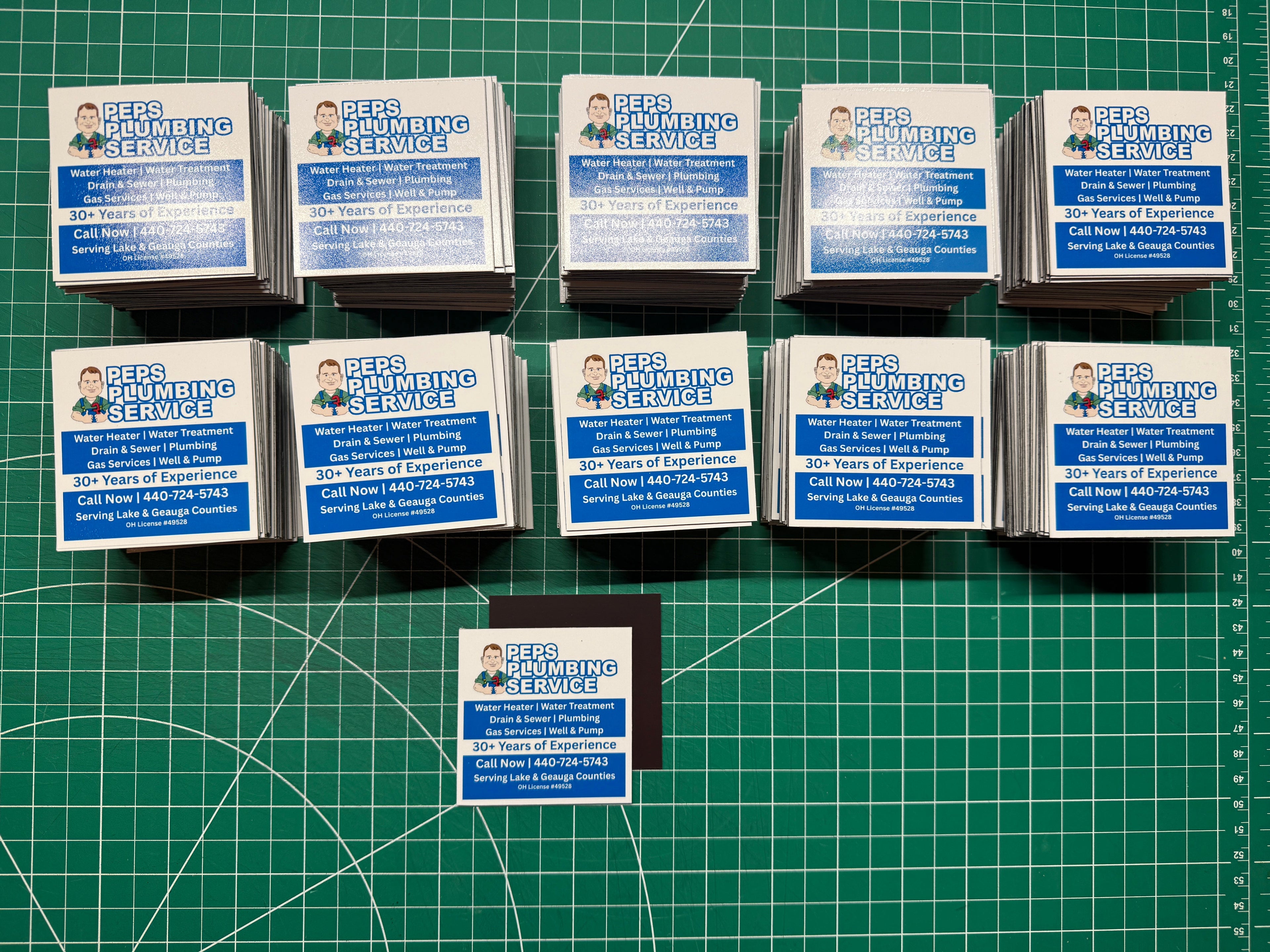 3.25" x 4" Large Flat Marketing Magnet