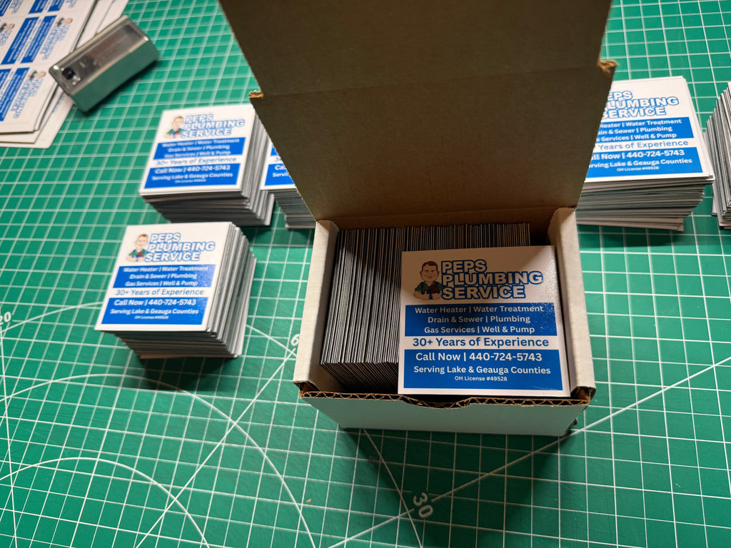 3.25" x 4" Large Flat Marketing Magnet