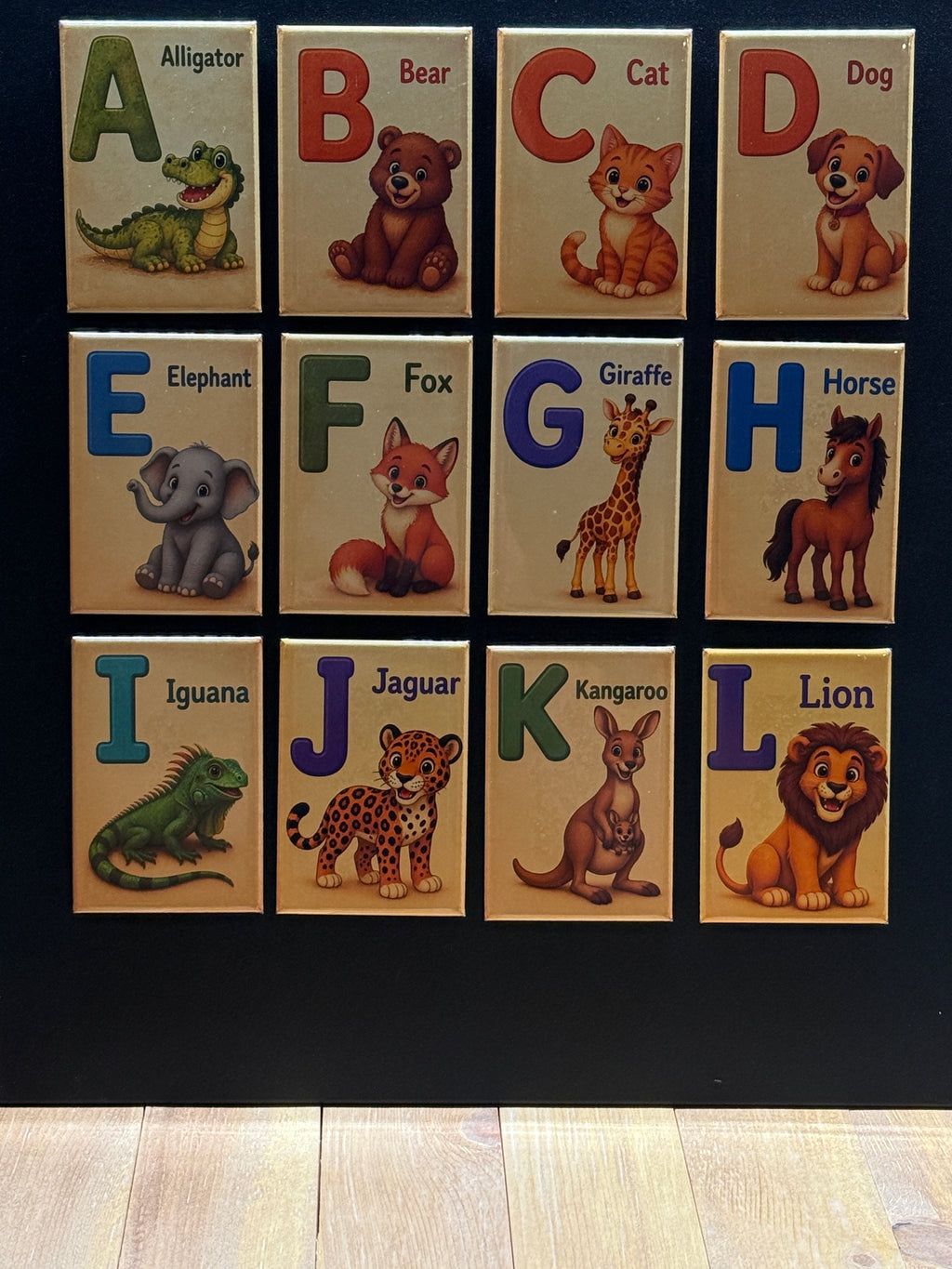 Learn With Animals Alphabet Magnets