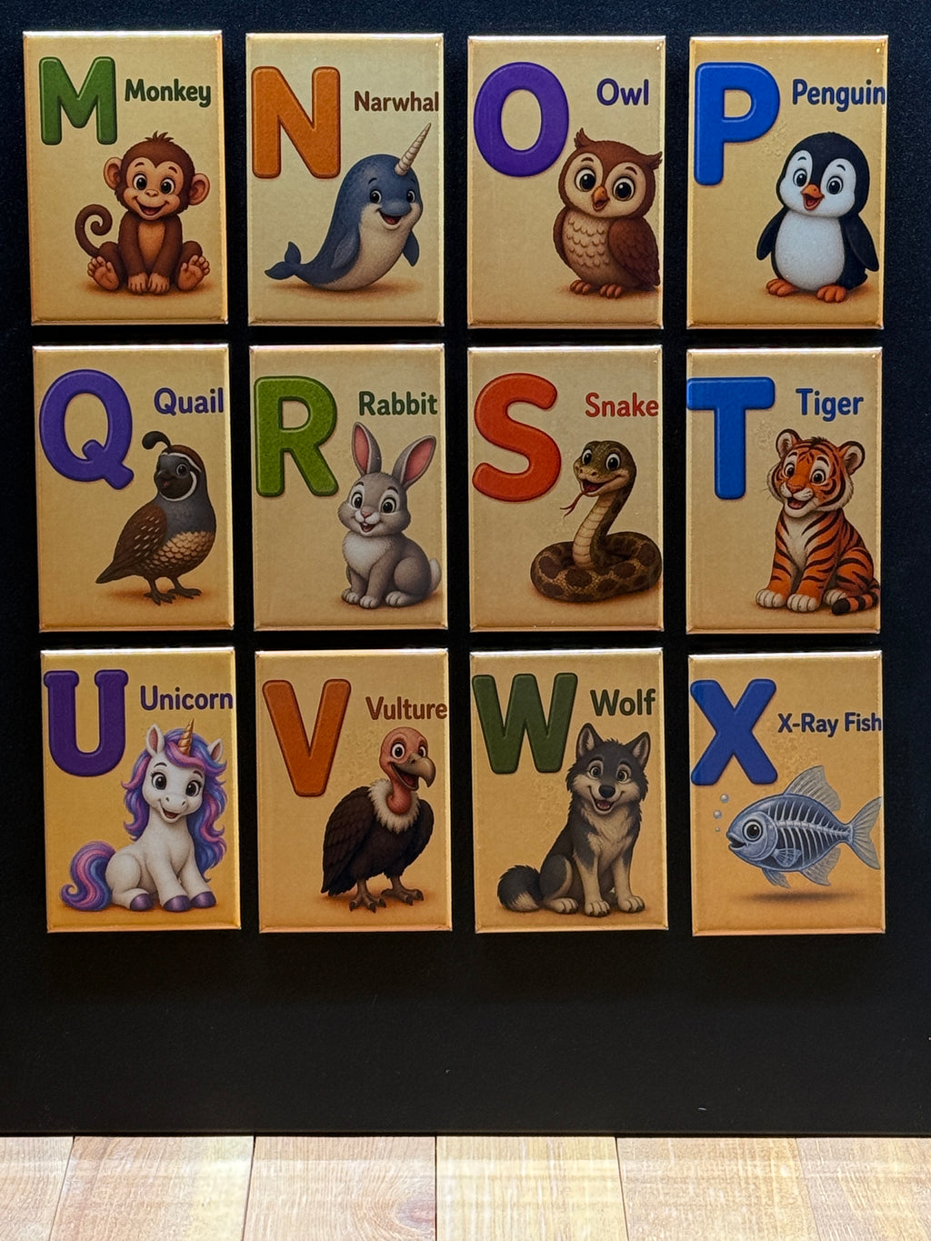 Learn With Animals Alphabet Magnets