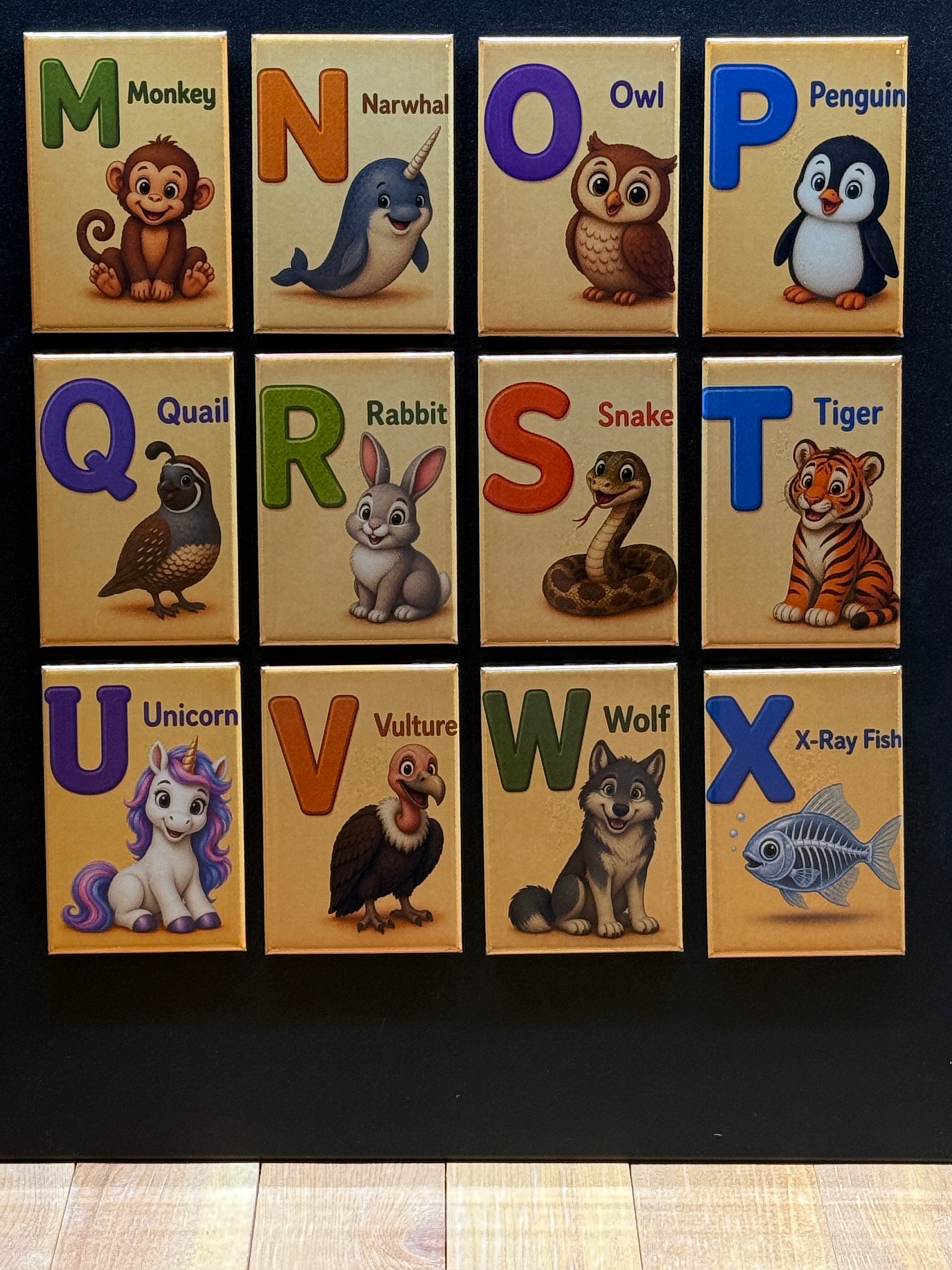 Learn With Animals Alphabet Magnets