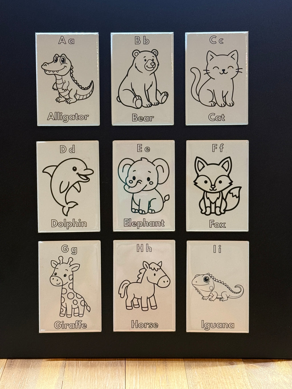 Color & Learn Animal Alphabet Magnets
