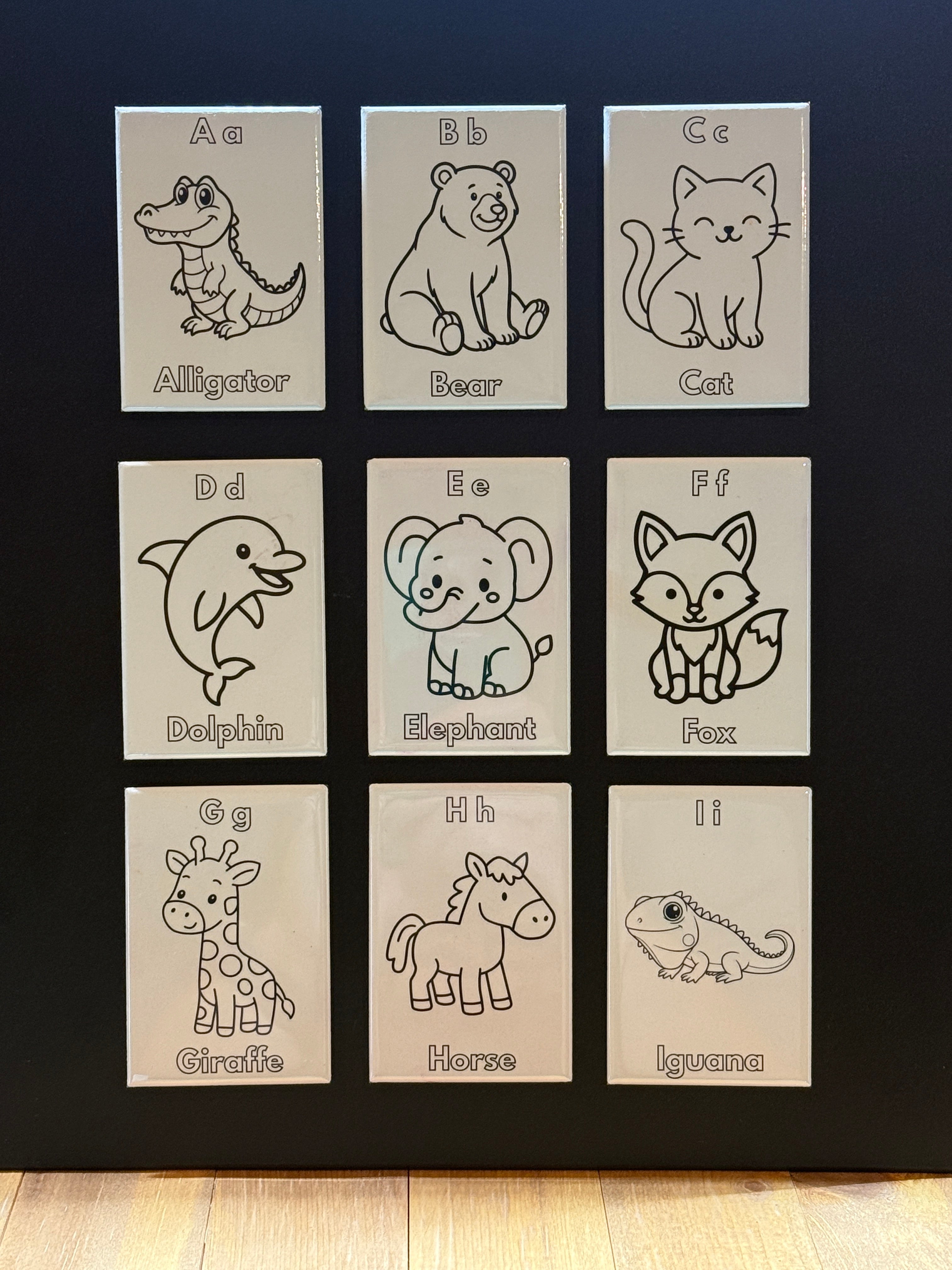 Color & Learn Animal Alphabet Magnets