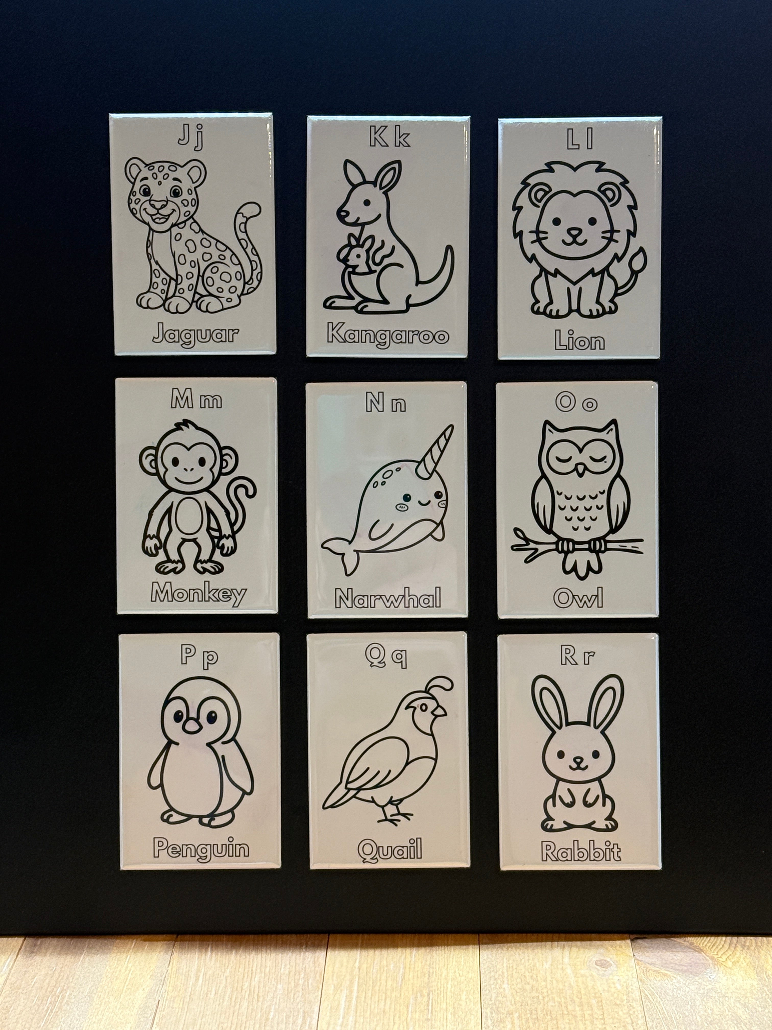 Color & Learn Animal Alphabet Magnets