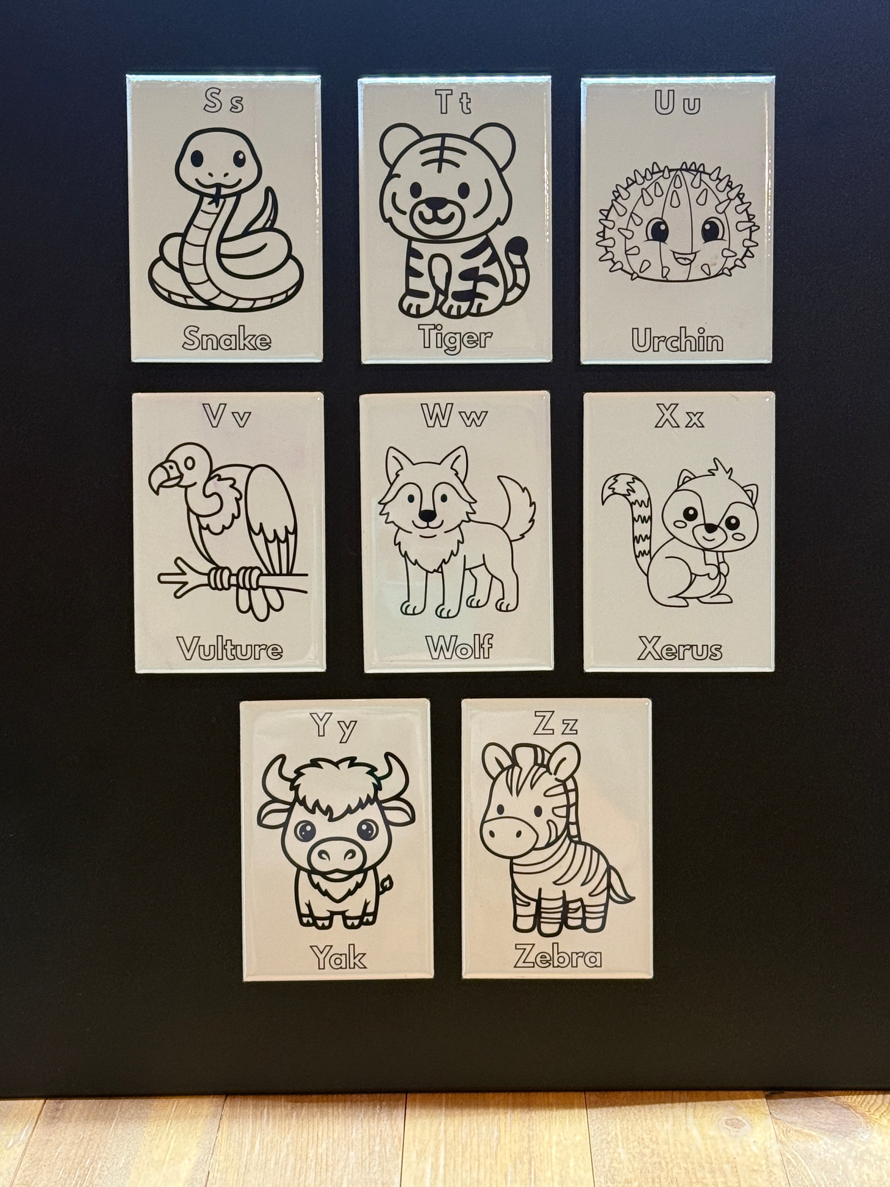 Color & Learn Animal Alphabet Magnets