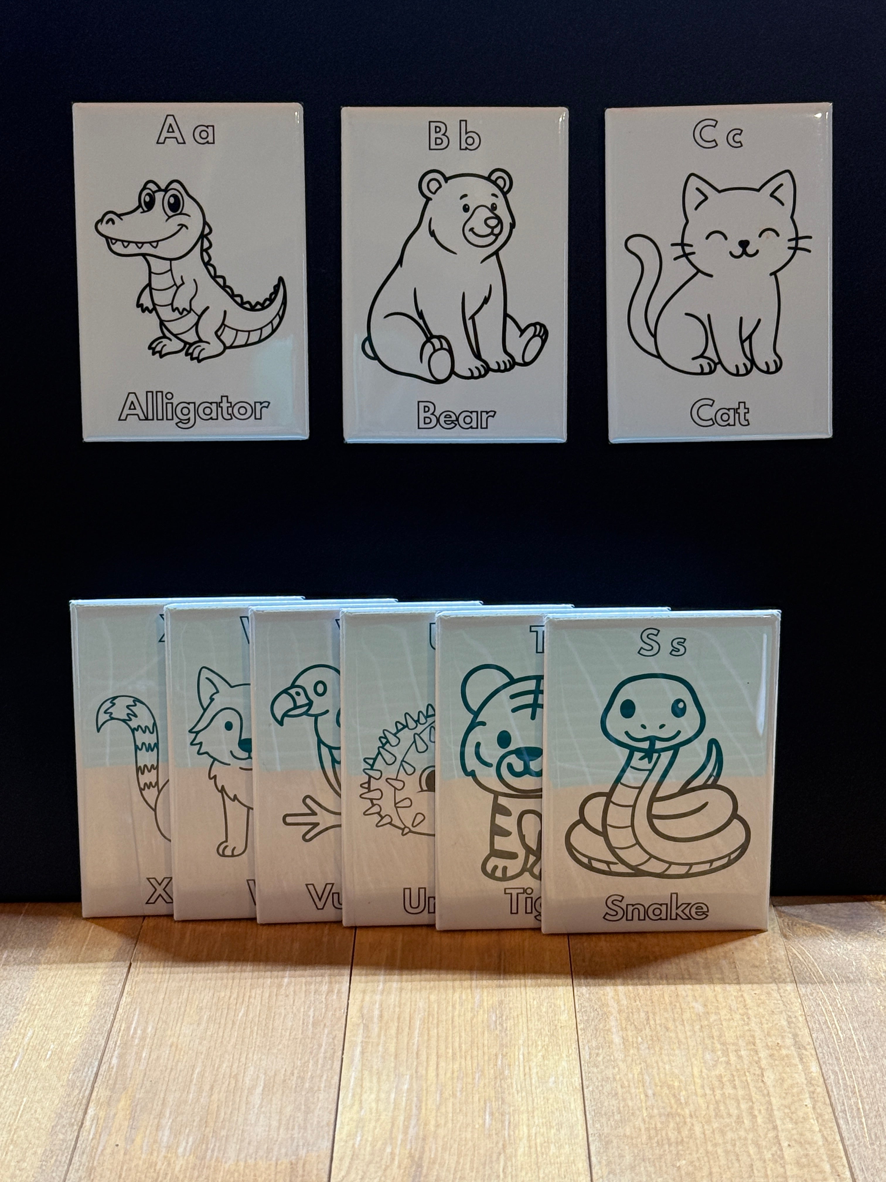 Color & Learn Animal Alphabet Magnets