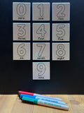 Trace & Learn Number Magnets
